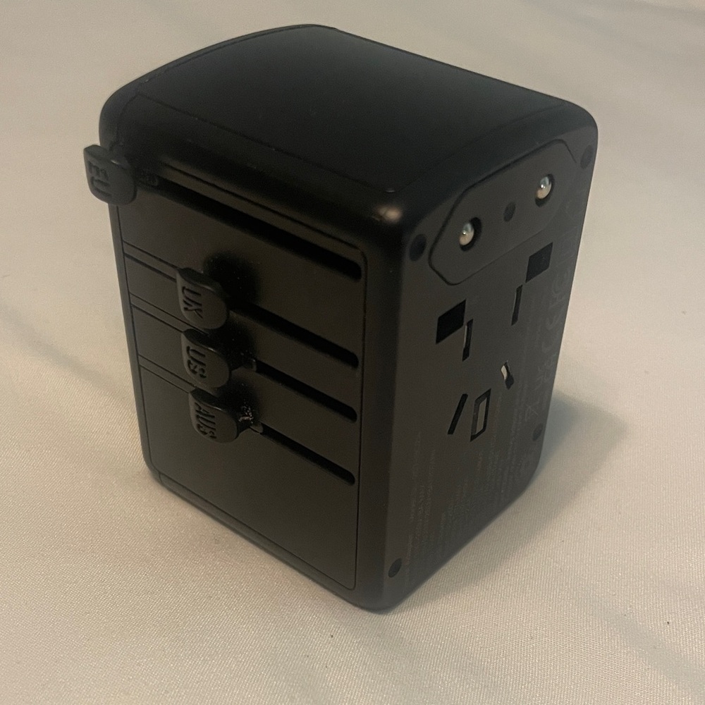 Universal Black Travel Adapter